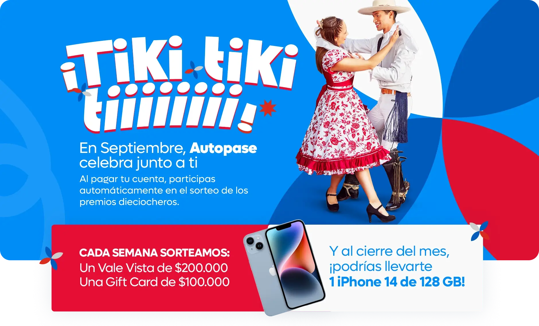 En Septiembre, Autopase celebra junto a ti
